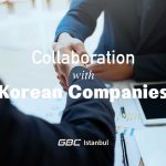 Collaboration with south korea (handshake)